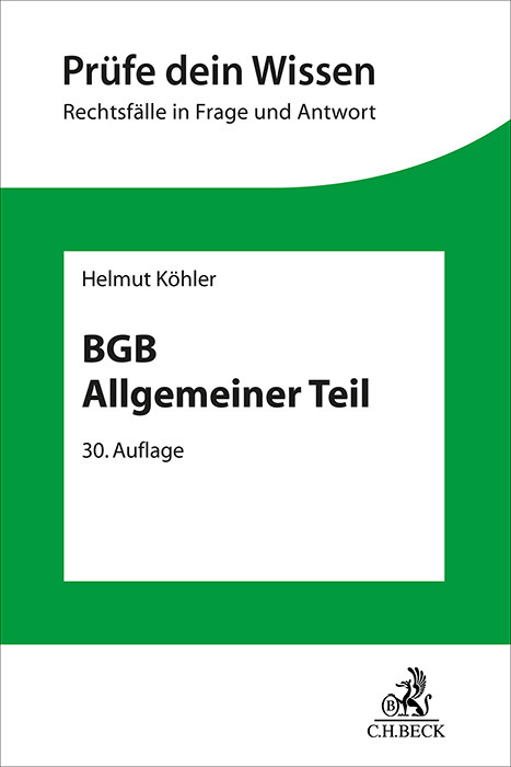 BGB Allgemeiner Teil main product photo