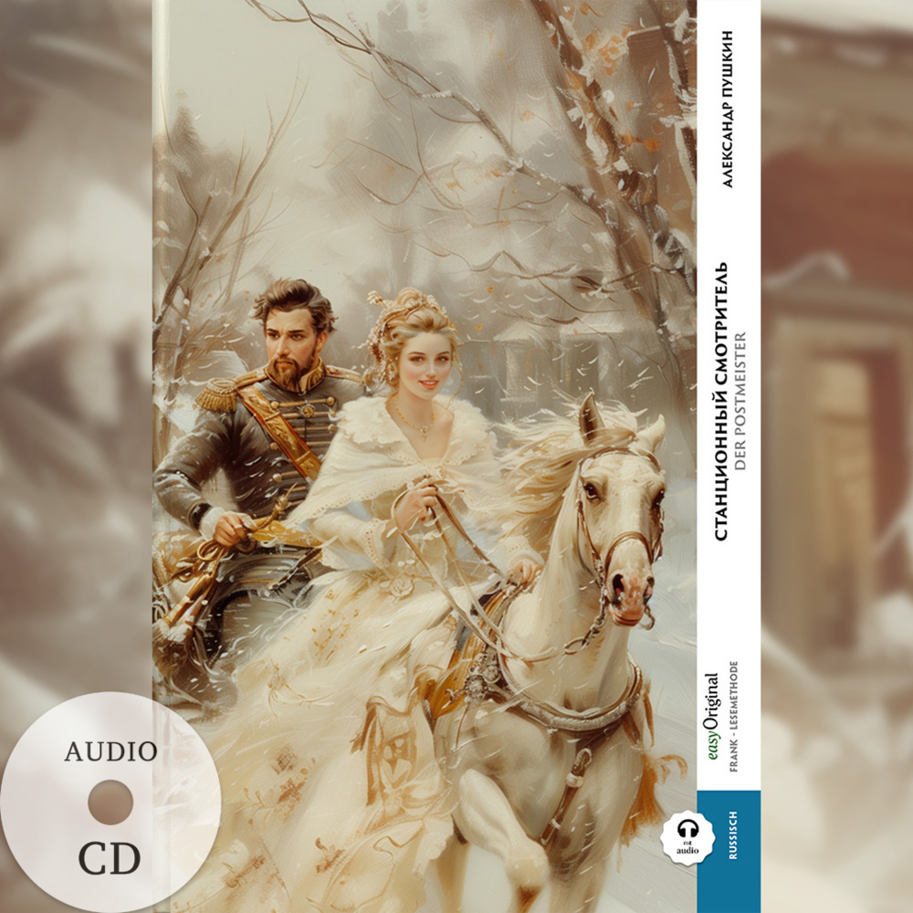 Stanzionnyj smotritel' / Der Postmeister (Buch + Audio-CD) - Frank-Lesemethode - Kommentierte zweisprachige Ausgabe Russisch-Deutsch, m. 1 Audio-CD, m. 1 Audio, m. 1 Audio main product photo