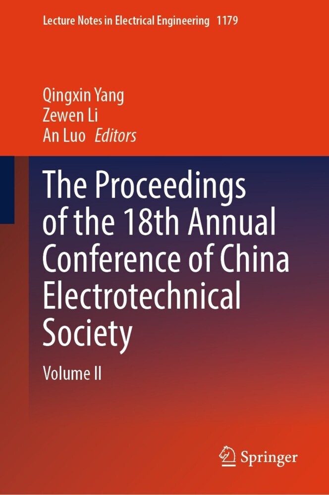 The Proceedings of the 18th Annual Conference of China Electrotechnical Society main product photo