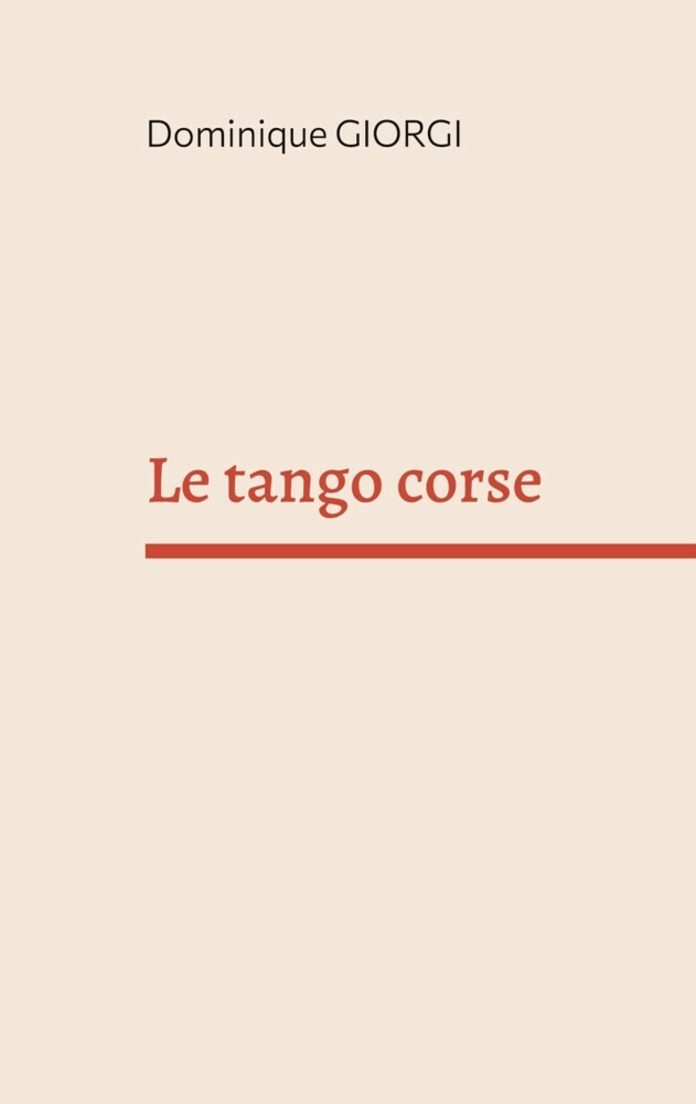 Le tango corse main product photo