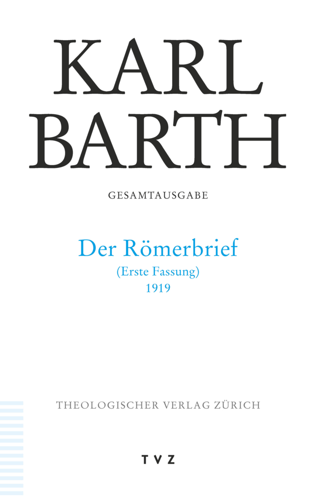 Der Römerbrief 1919 main product photo