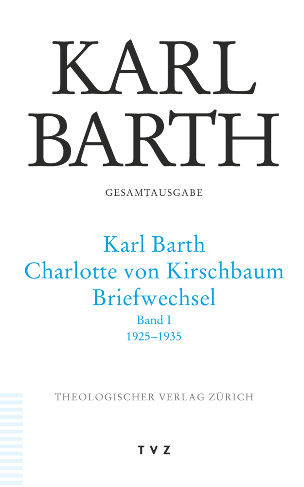 Karl Barth Gesamtausgabe main product photo