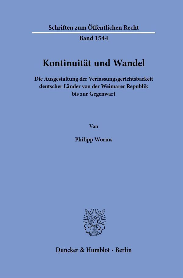 Kontinuität und Wandel main product photo