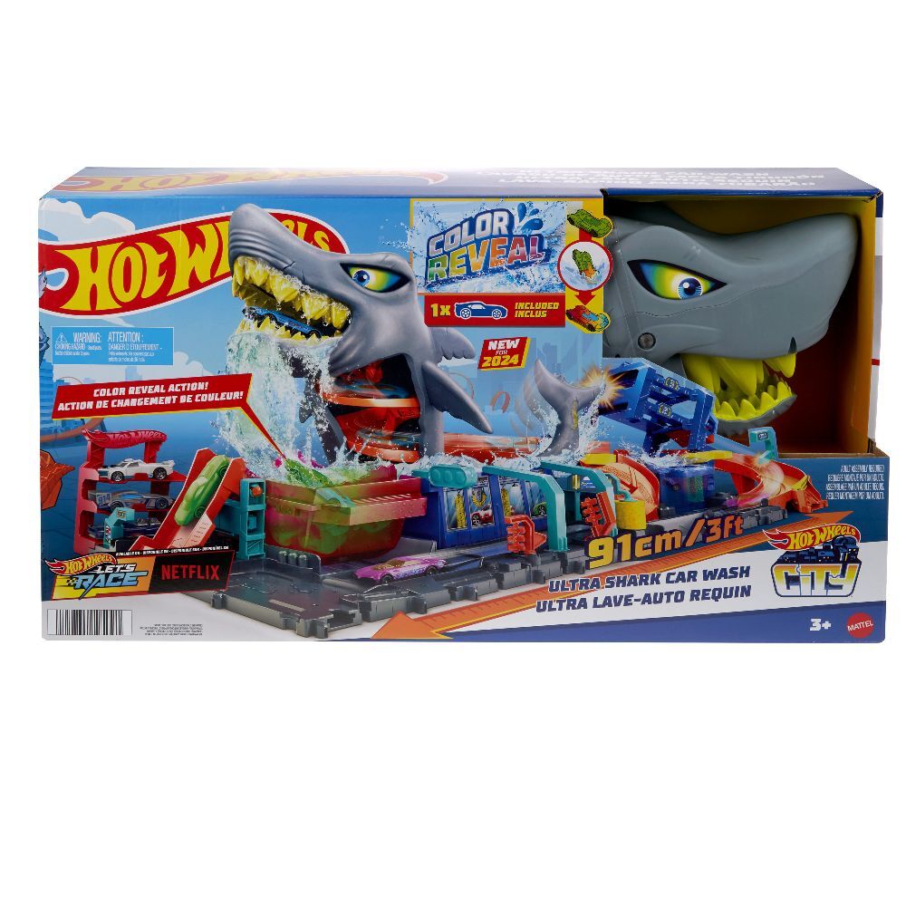 Hot Wheels City Ultimative Hai Auto-Waschanlage main product photo