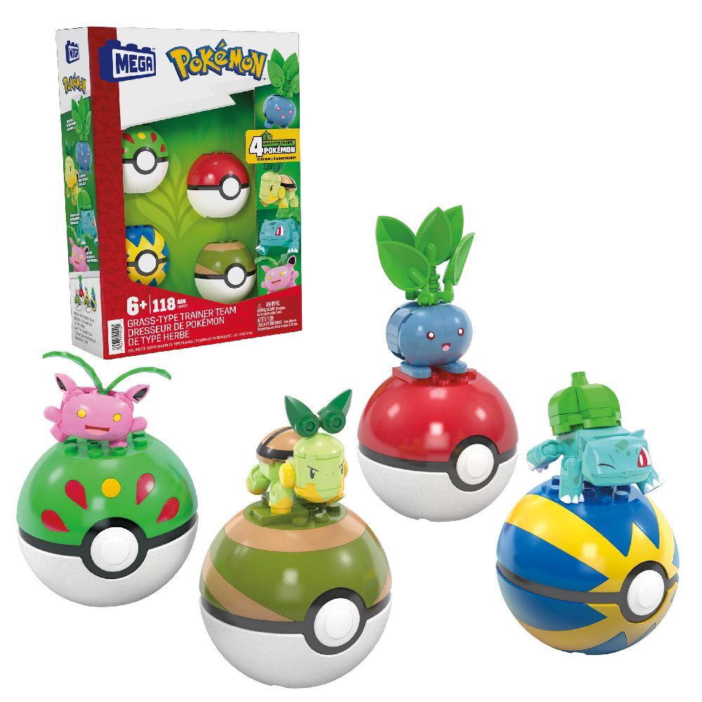 MEGA Pokémon 4 Pflanzen-Typ Pokémon Sets main product photo