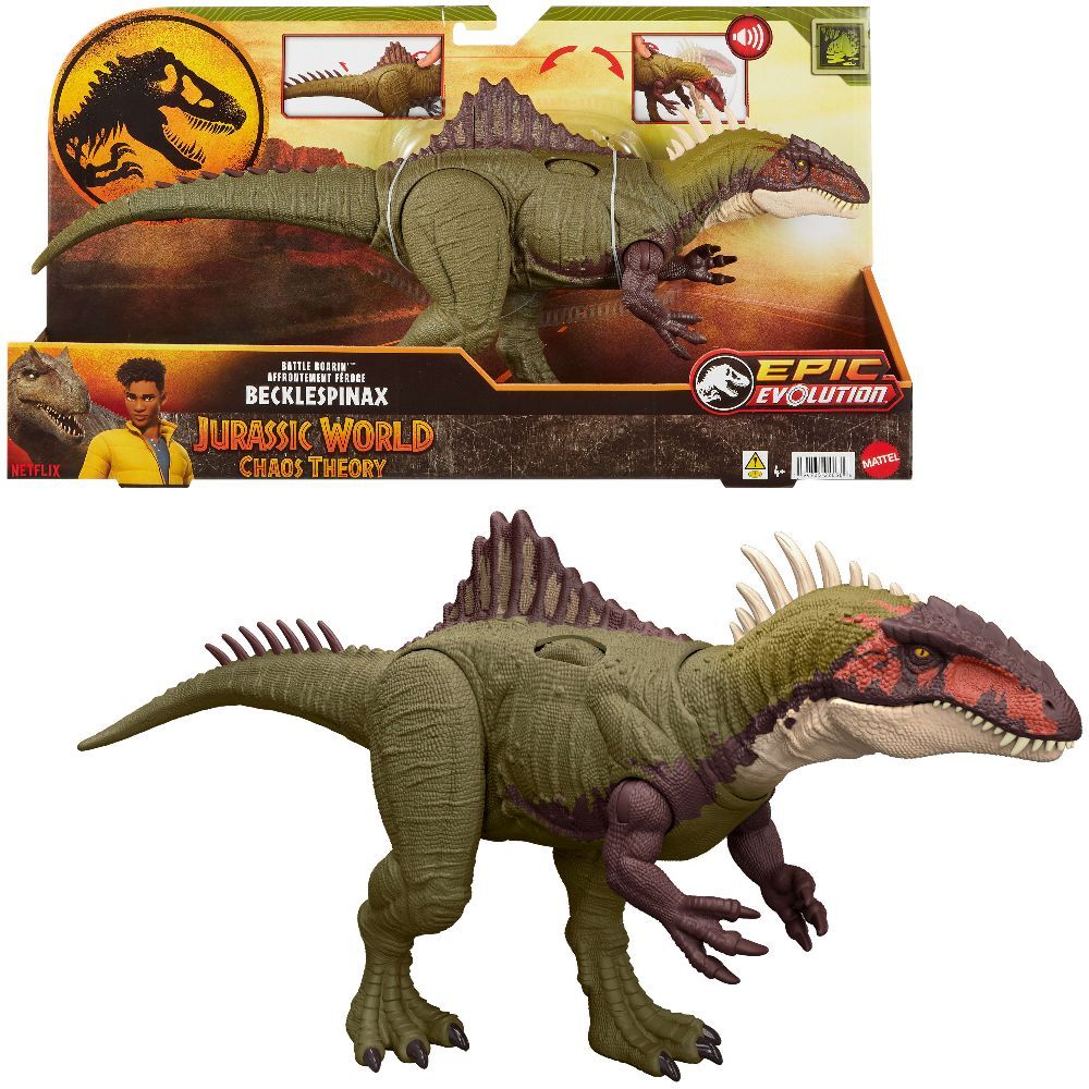 Jurassic World Battle Roar Becklespinax main product photo