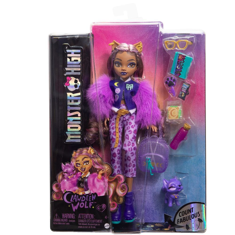 Monster High Clawdeen Puppe main product photo