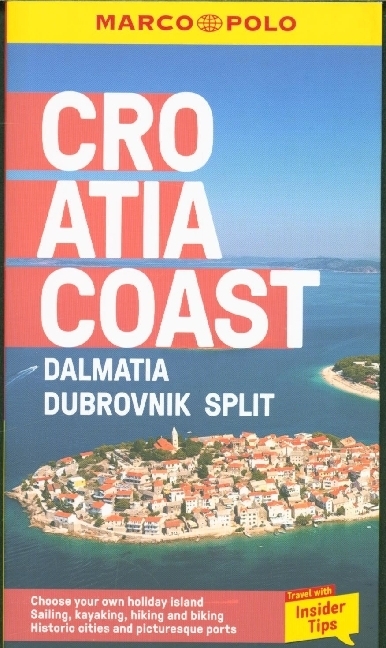 Croatia Coast Marco Polo Pocket Travel Guide - with pull out map main product photo