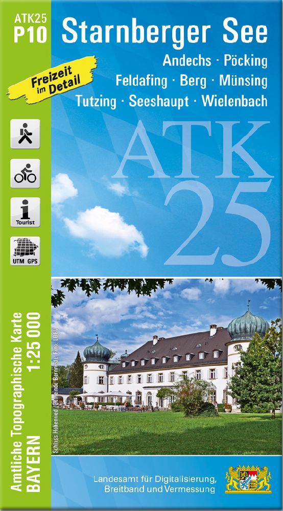 ATK25-P10 Starnberger See (Amtliche Topographische Karte 1:25000) main product photo
