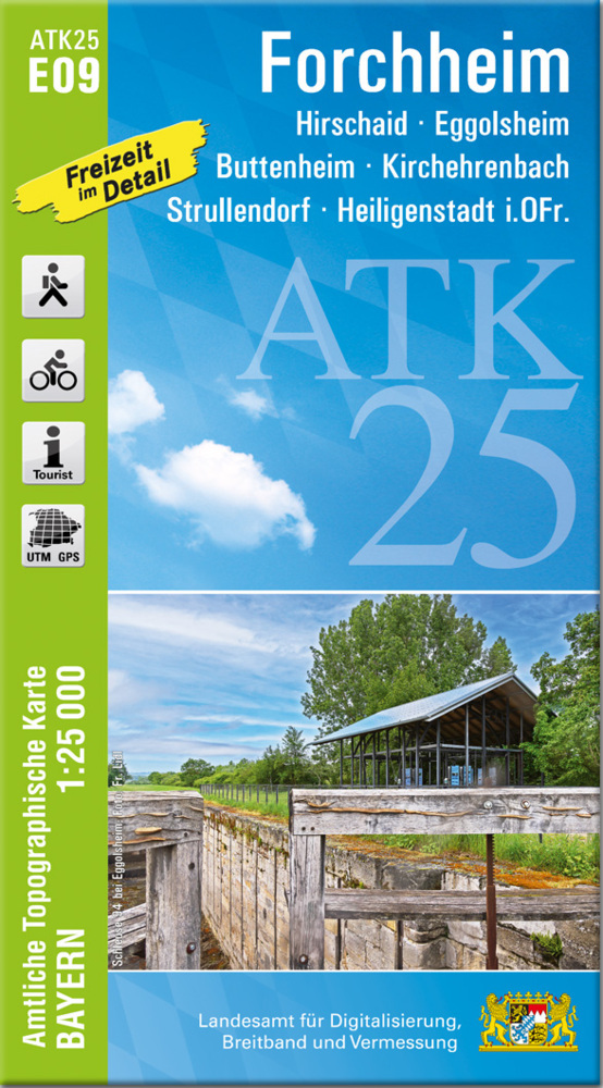 ATK25-E09 Forchheim (Amtliche Topographische Karte 1:25000) main product photo
