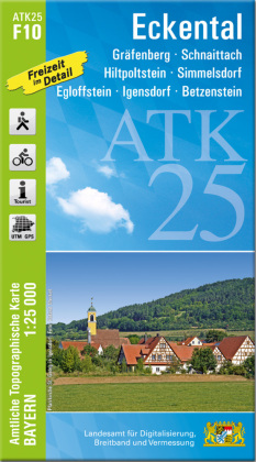 ATK25-F10 Eckental (Amtliche Topographische Karte 1:25000)