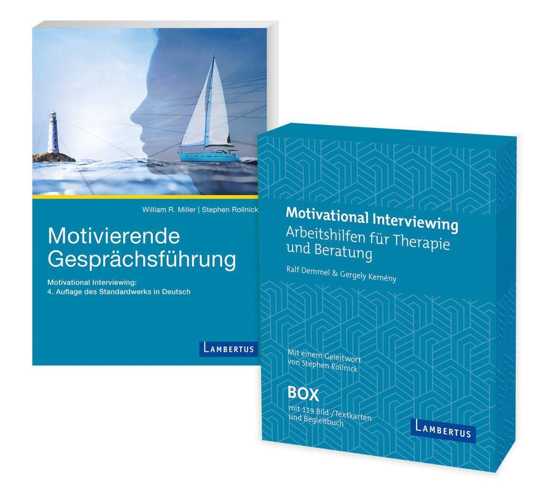 Motivierende Gesprächsführung - Set mit Buch und Arbeitshilfenkarten main product photo
