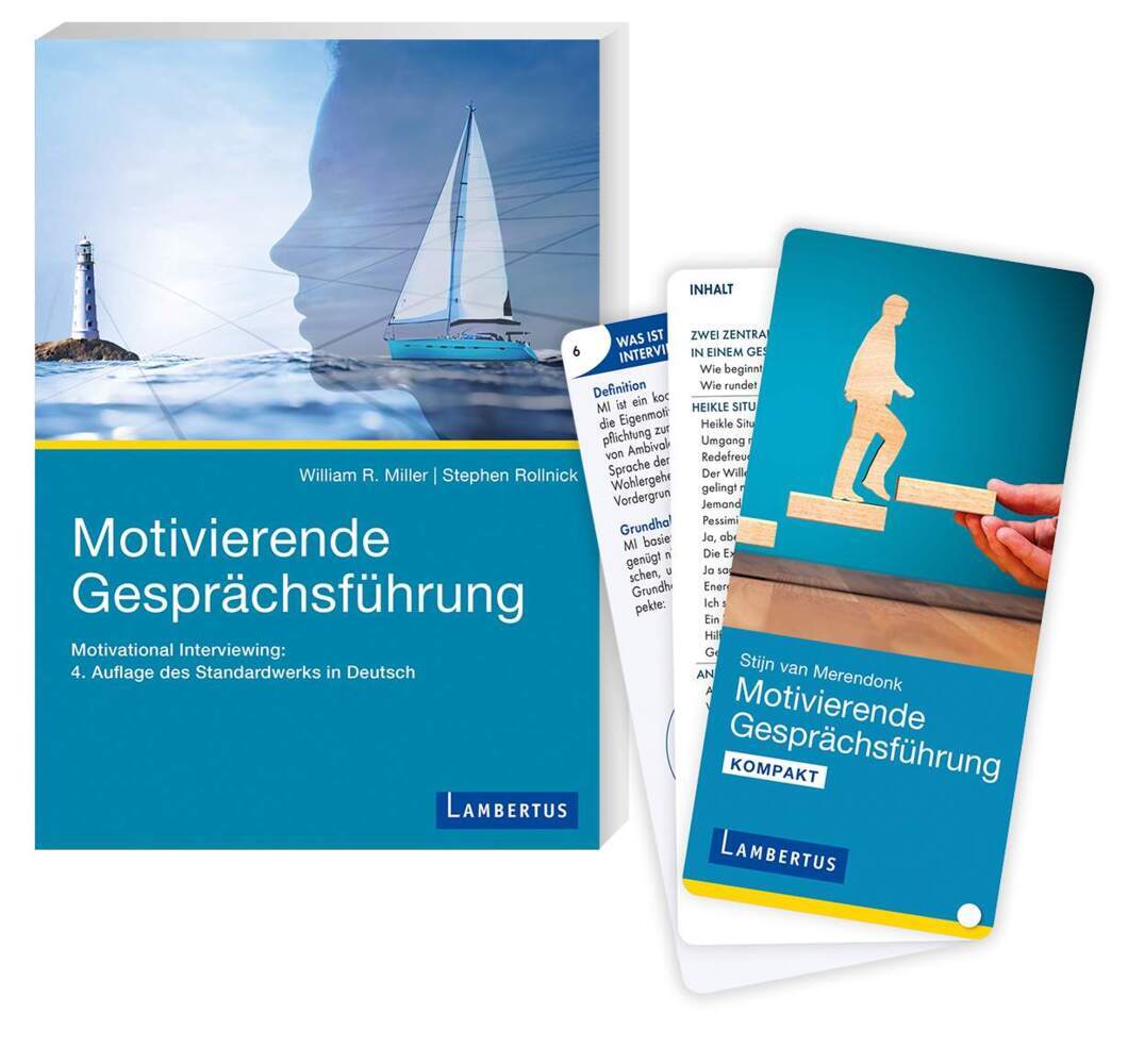 Motivierende Gesprächsführung - Set mit Buch und Kartenfächer main product photo