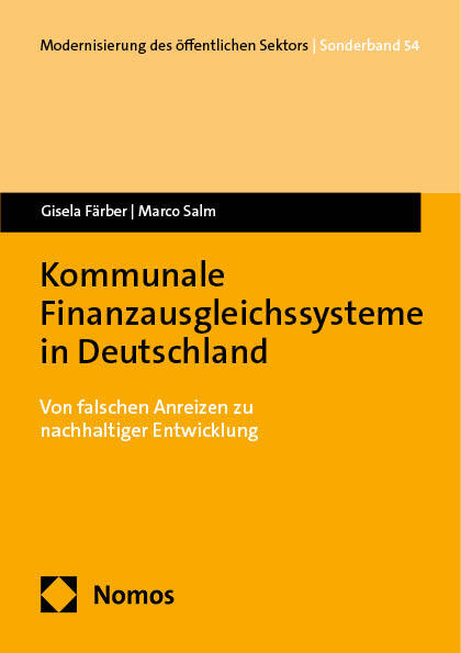 Kommunale Finanzausgleichssysteme in Deutschland main product photo