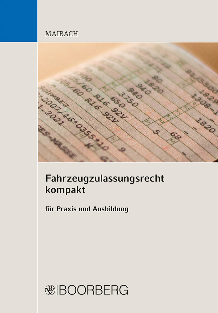 Fahrzeugzulassungsrecht kompakt main product photo