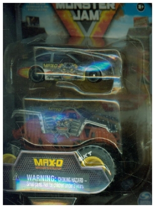 MNJ Monster Jam Truck & Racecar 2-Pack