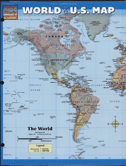 World & U.S. Map main product photo