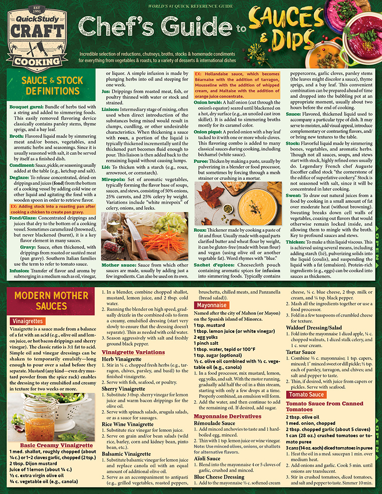 Chef's Guide to Sauces & Dips main product photo