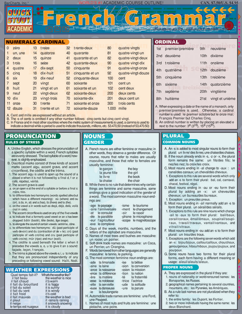 French Grammar main product photo