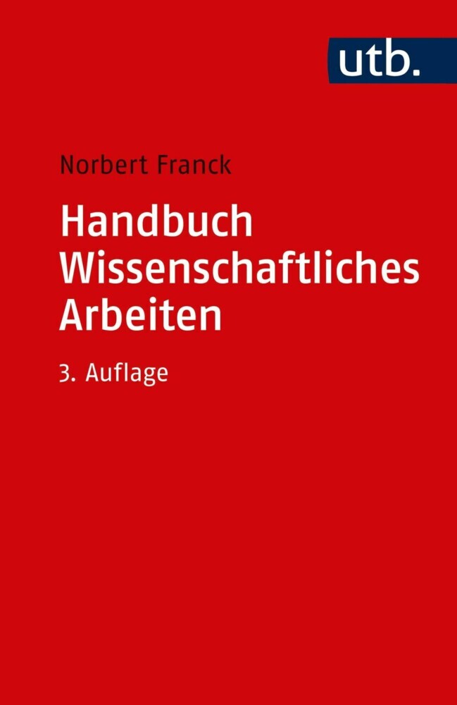Handbuch Wissenschaftliches Arbeiten main product photo