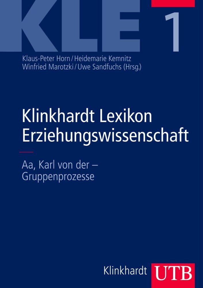 Klinkhardt Lexikon Erziehungswissenschaft (KLE) main product photo