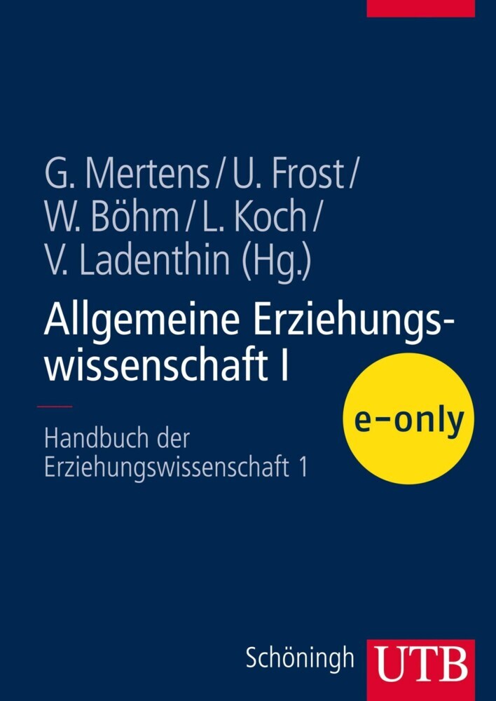 Allgemeine Erziehungswissenschaft I main product photo