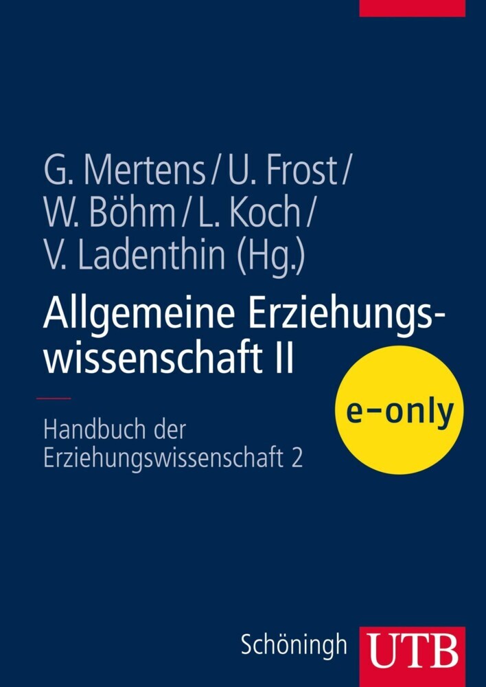 Allgemeine Erziehungswissenschaft II main product photo