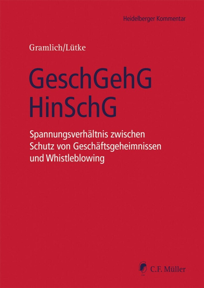 GeschGehG/HinSchG main product photo