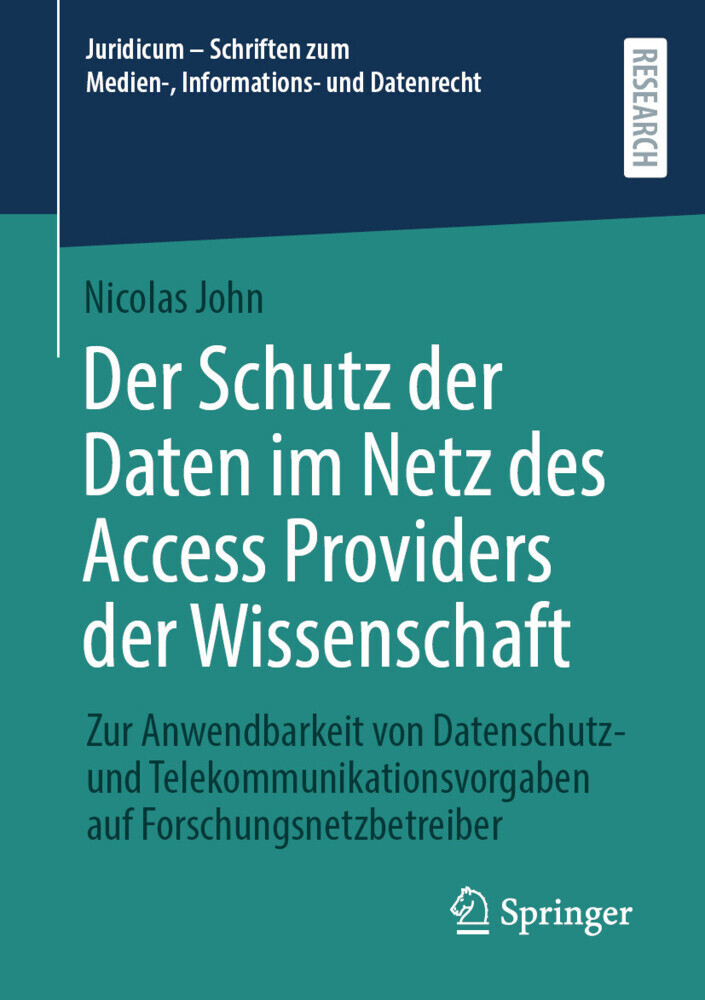Der Schutz der Daten im Netz des Access Providers der Wissenschaft main product photo