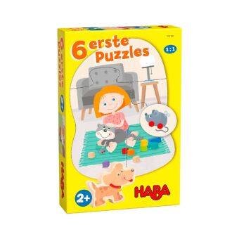 6 erste Puzzles  Haustiere