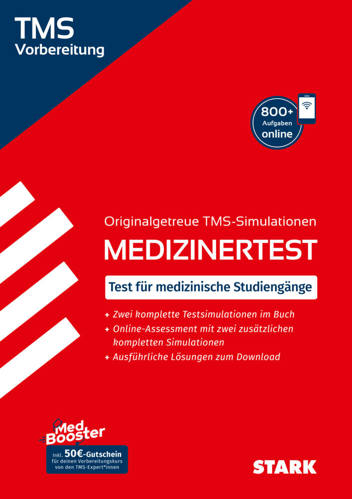STARK Testsimulationen TMS 2025 - Testaufgaben mit Lösungen, m. 1 Buch, m. 1 Beilage main product photo