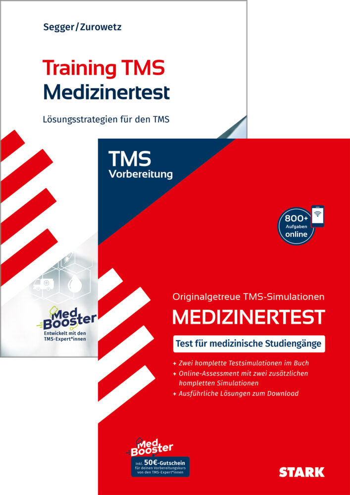 STARK TMS Vorteilspaket - Testsimulationen/ Training TMS 2025 - Der Medizinertest, m. 1 Buch, m. 1 Beilage main product photo