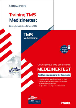 STARK TMS Vorteilspaket - Testsimulationen/ Training TMS 2025 - Der Medizinertest, m. 1 Buch, m. 1 Beilage