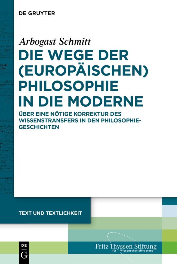 Die Wege der (europäischen) Philosophie in die Moderne main product photo