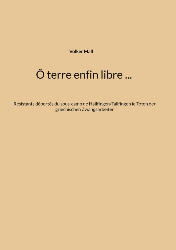 Ô terre enfin libre ... main product photo