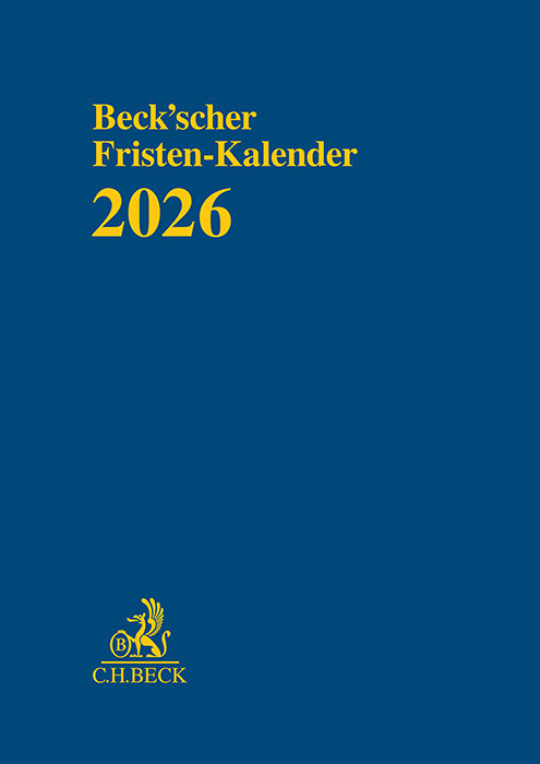 Beck'scher Fristen-Kalender 2026 main product photo