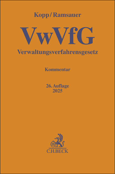 Verwaltungsverfahrensgesetz. VwVfG main product photo