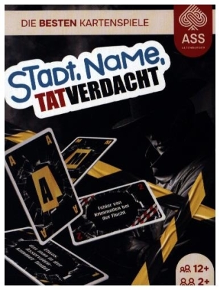 Stadt, Name, Tatverdacht - Crime Spiel für 2-4 Spieler, ab 7 Jahre (Krimispiel)