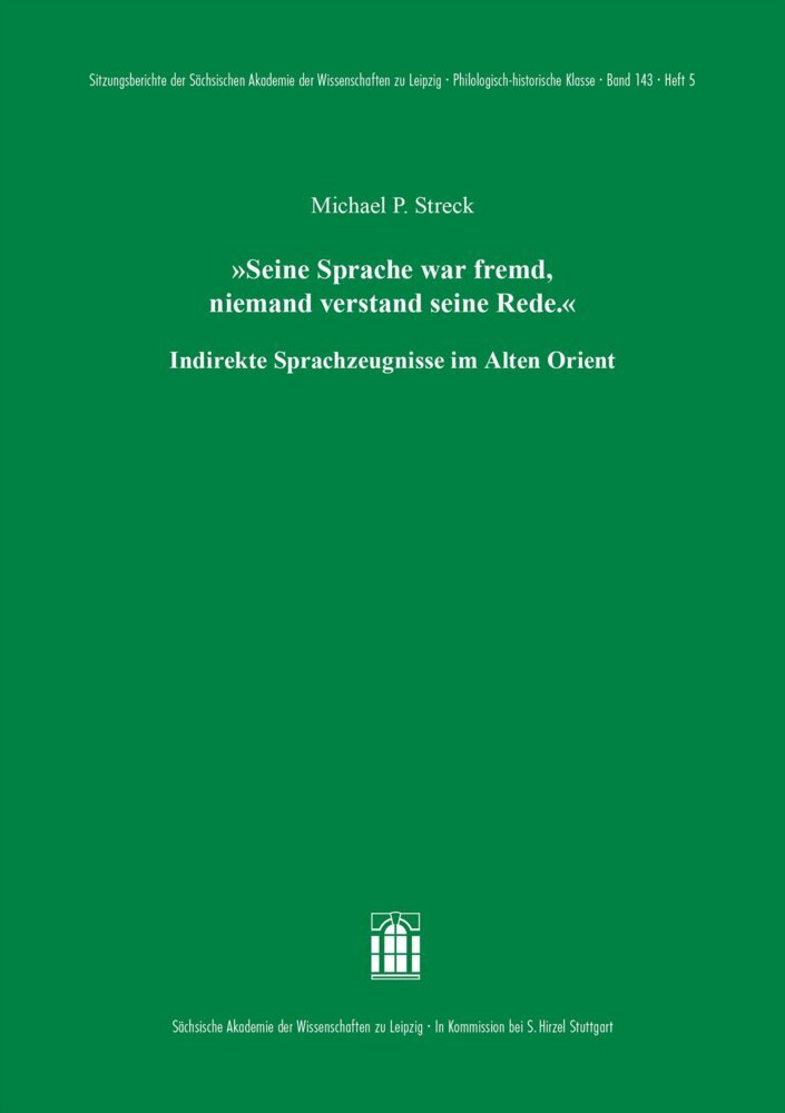 'Seine Sprache war fremd, niemand verstand seine Rede.' main product photo