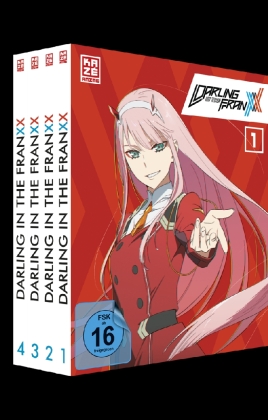 Darling in the Franxx - Gesamtausgabe. Vol.1-4, 4 DVDs