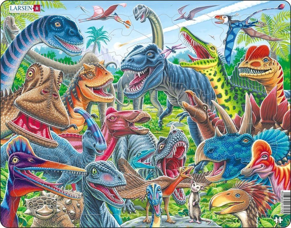Puzzle - Dinosaurier (Selfie/Gruppenbild) main product photo