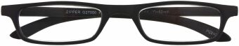 Lesebrille ZIPPER, schwarz, +2.50 dpt mit Etui