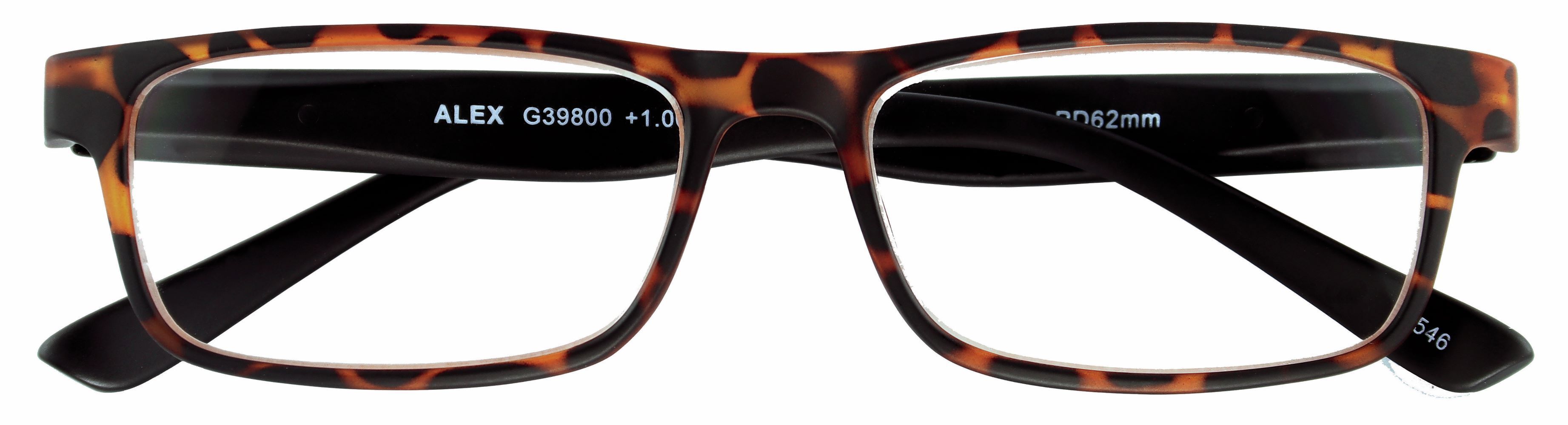 Lesebrille ALEX, havanna, +1.50 dpt main product photo