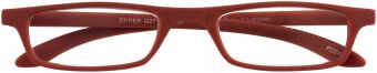 Lesebrille ZIPPER, rot, +1.50 dpt mit Etui