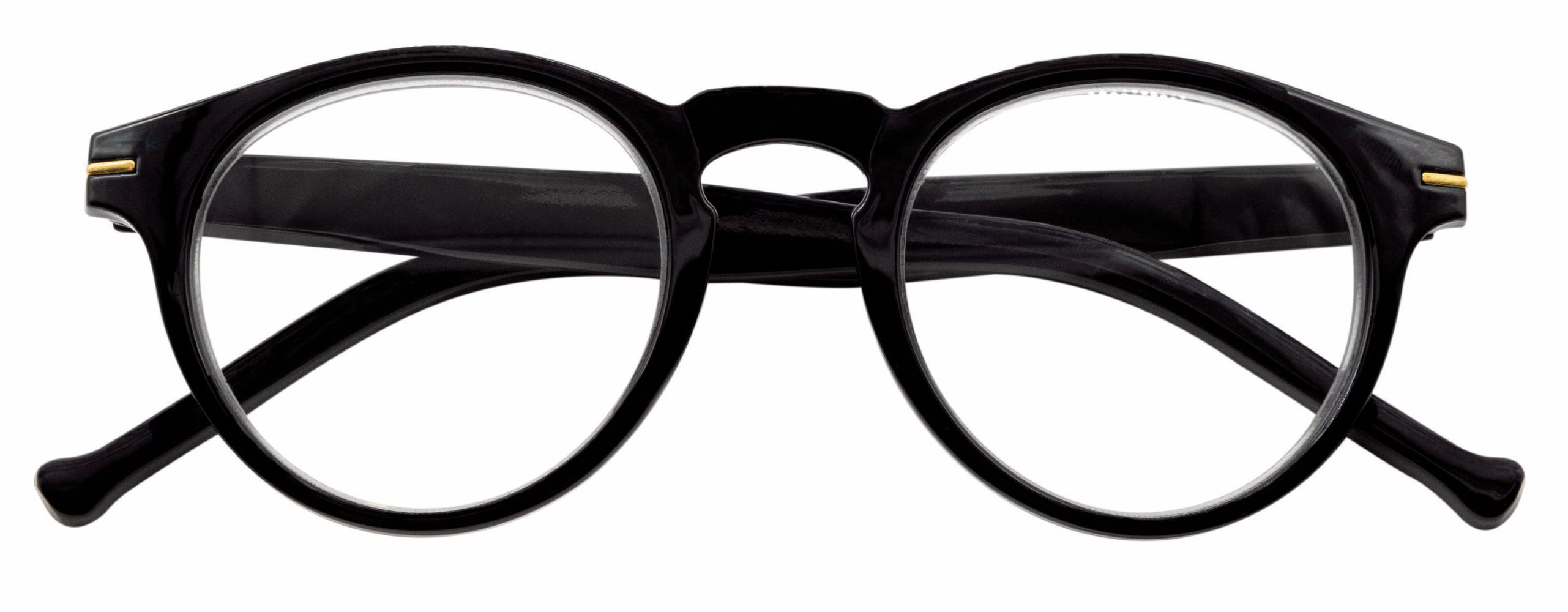 Lesebrille FRANKIE, schwarz, +2.50 dpt mit Etui main product photo