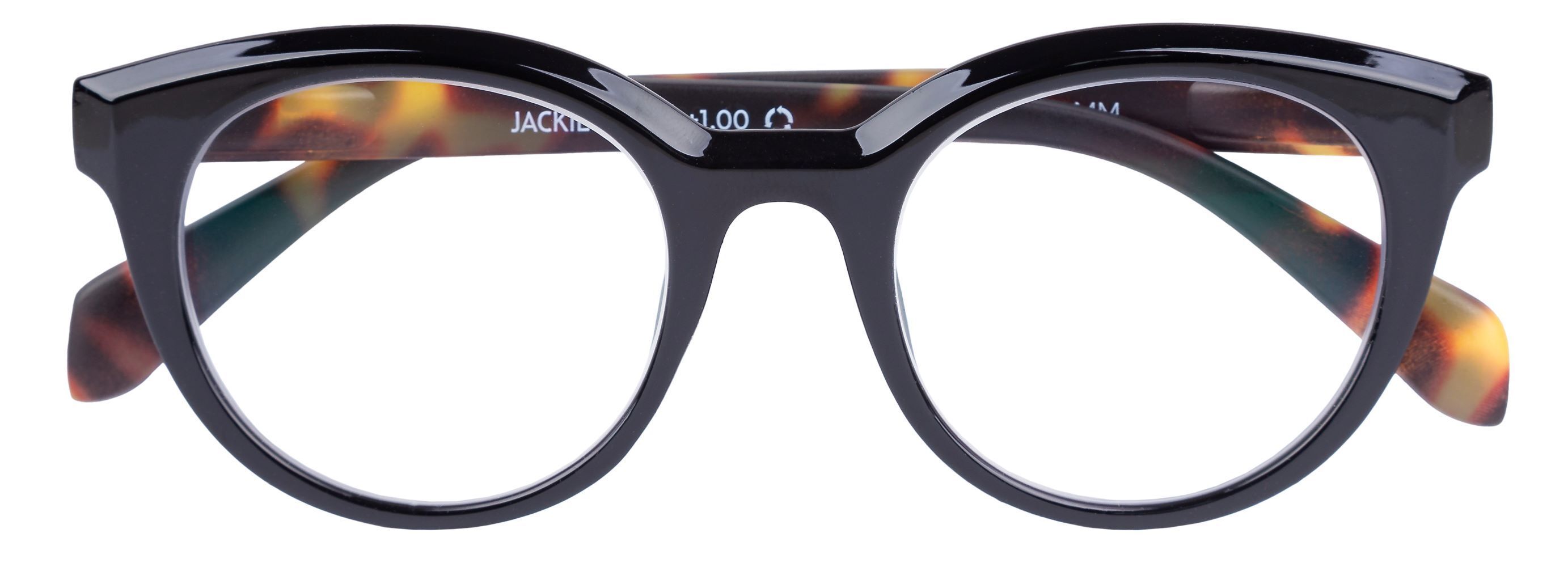 Lesebrille JACKIE, schwarz, +2.50 dpt mit Etui main product photo