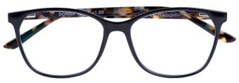 Lesebrille DONNA, schwarz, +3.00 dpt mit Etui