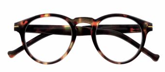 Lesebrille FRANKIE, havanna dunkel, +3.00 dpt mit Etui