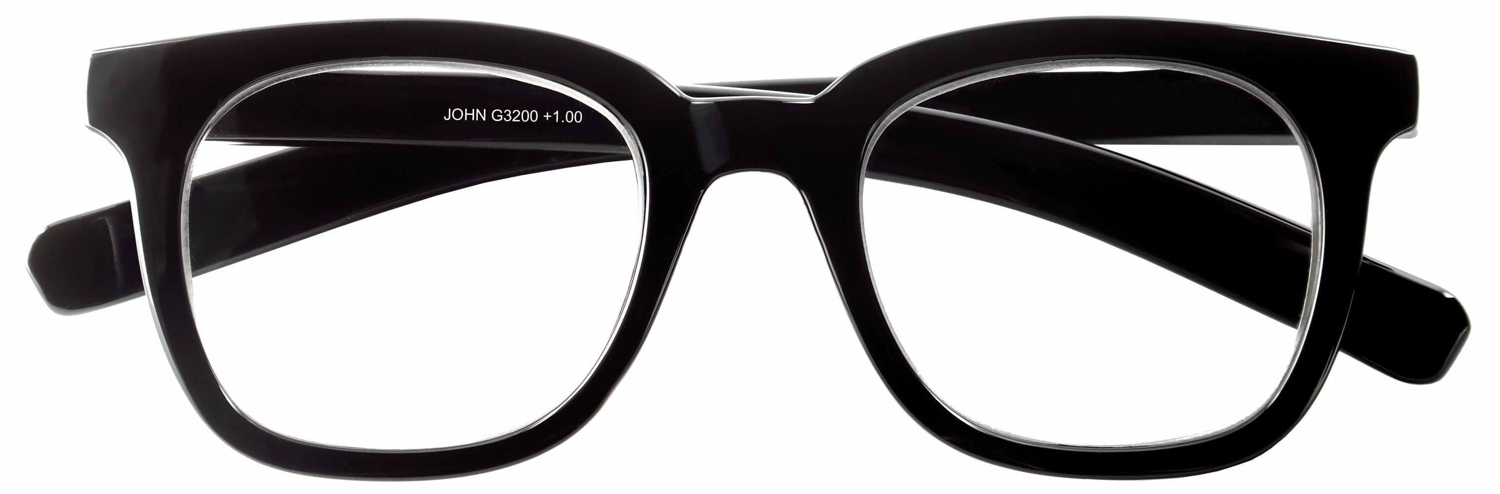 Lesebrille JOHN, schwarz, +2.00 dpt main product photo