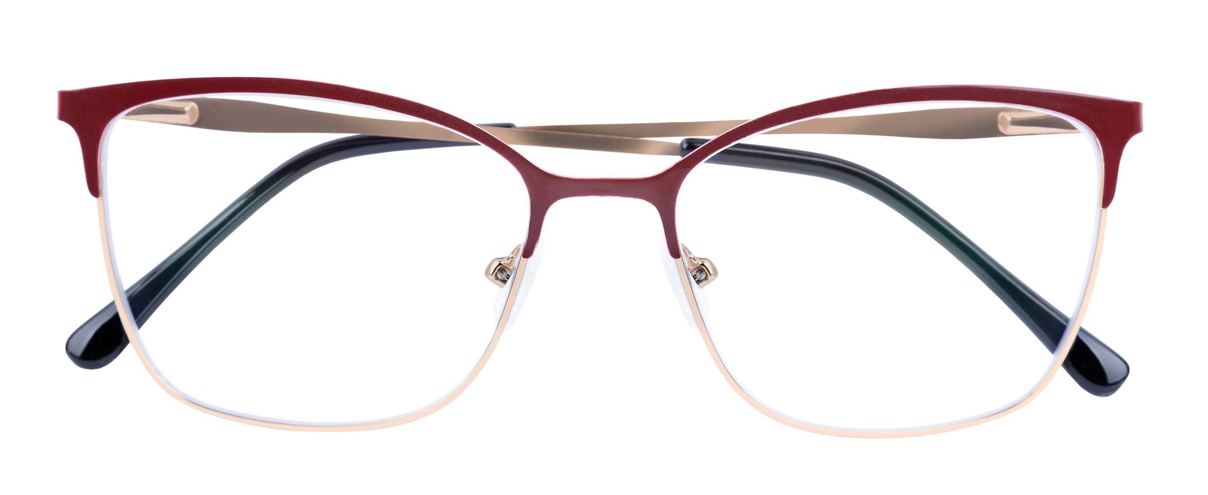 Lesebrille MIA, rot-gold, +2.00 dpt mit Etui main product photo